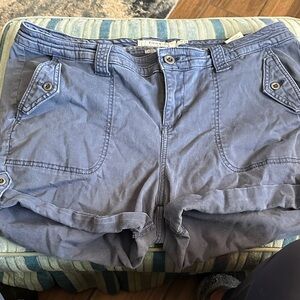 Torrid Blue Cargo Shorts for Women
